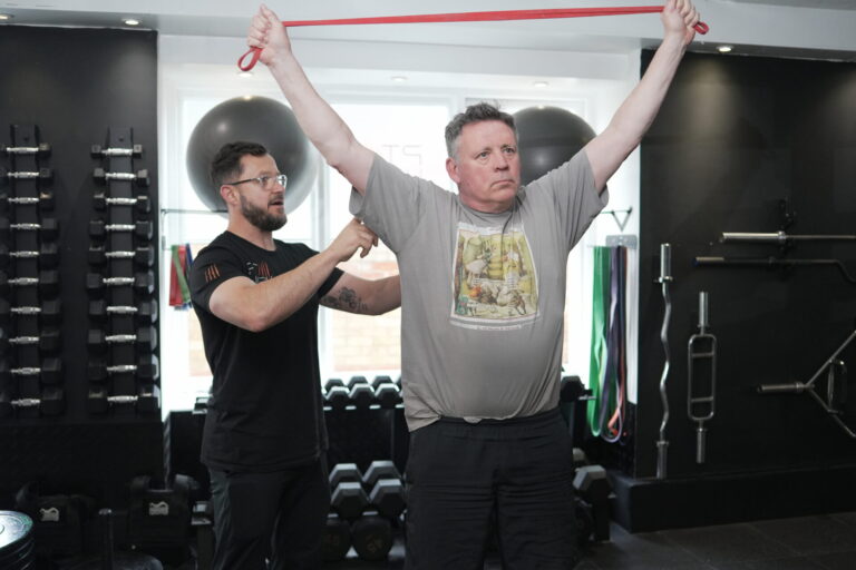 Personal training for over 60s focused on posture, flexibility and longevity