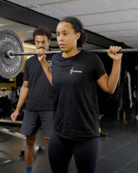 Ladies Strength Back Squat Personal Training Islington London Ladies Strength Back Squat Personal Training Islington London