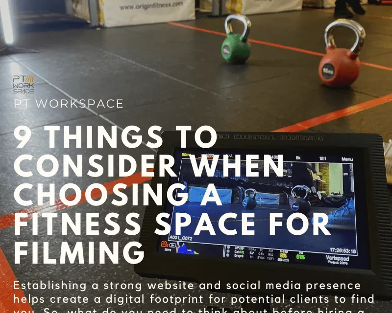 9 Things to Consider When Choosing a Fitness Space for Filming