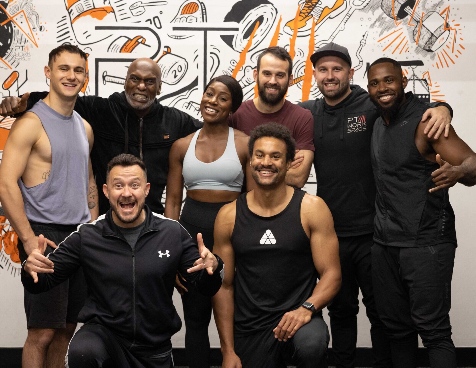 Personal trainers joining the PT Workspace team for exclusive gym rental and training space