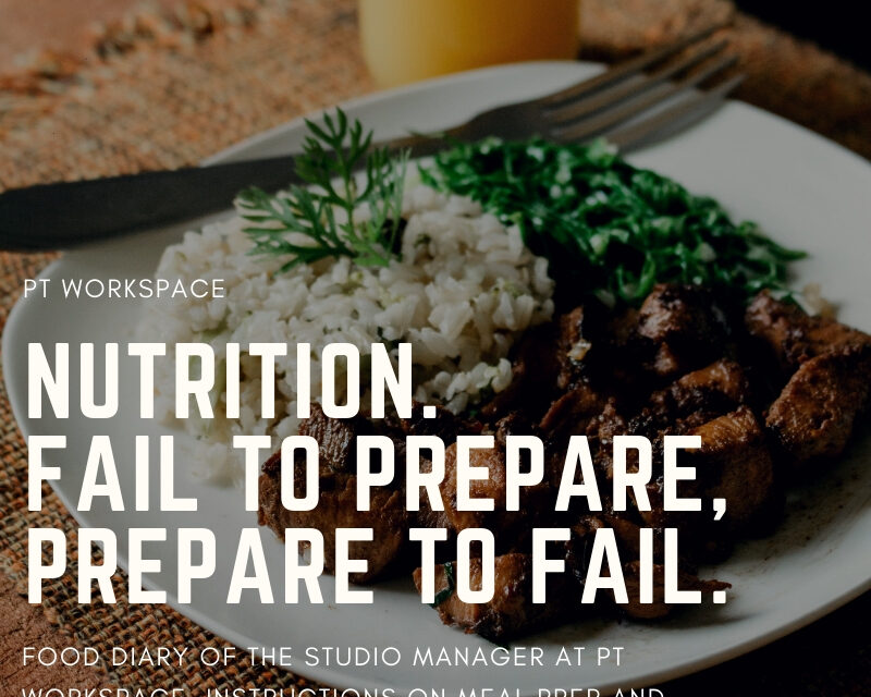 Nutrition… Fail to Prepare, Prepare to Fail.