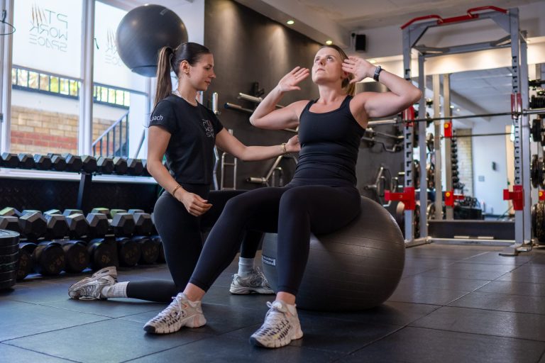 Womens Personal trainer Islington six pack abs Women Strength Training with Personal Trainer