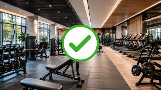 Personal training vs gym membership comparison showing coached training and a gym environment